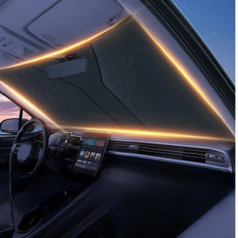 Sluneční clona s možností stažení pro auto – Snadná a efektivní instalace