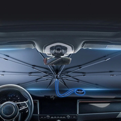 Αυτοκίνητο Ηλιοπροστασία Τύπου Ομπρέλας – Προστασία UV Και Μείωση Θερμότητας