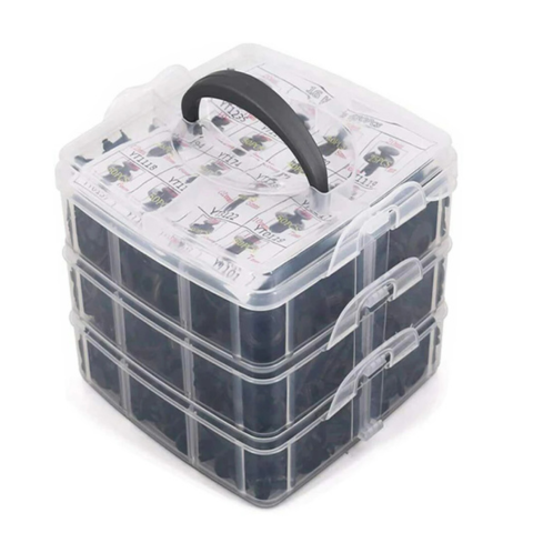 Kompletny zestaw klipsów nadwozia – idealny do napraw