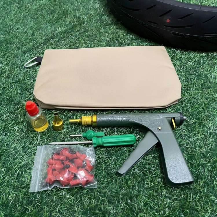 Kit di Riparazione Rapida per Pneumatici — Sicurezza ed Efficacia in Movimento
