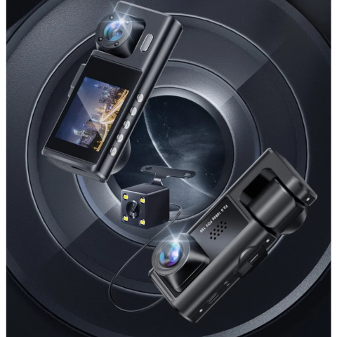 Dashcam Auto Voor En Binnen – Hoge Definitie Opname