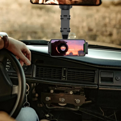Wsparcie Telefonu w Samochodzie – Obrót 360° i Inteligentne Mocowanie