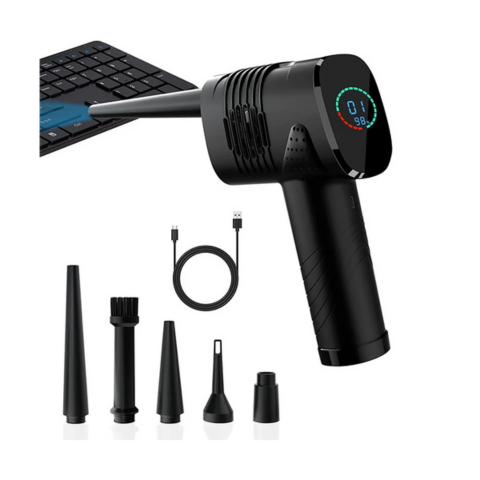 Aspiradora de Coche Inalámbrica 2-en-1 – Limpieza Versátil y Rápida