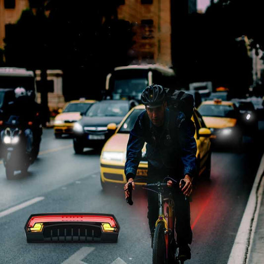Foc Spate Bicicletă — Iluminare LED Puternică și Compactă