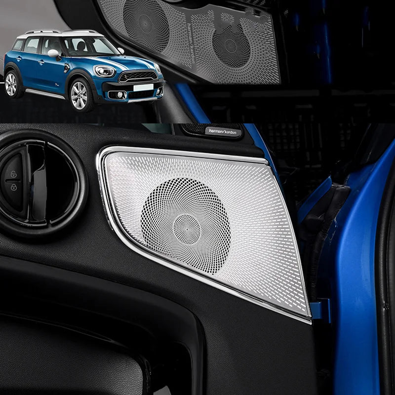 Voorkant en Achterkant Deurluidsprekers Bedekken Voor Mini Cooper — Bescherming En Elegante Ontwerp