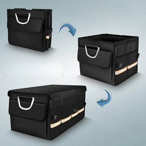 منظم صندوق السيارة — قابل للطي ومتعدد الوظائف