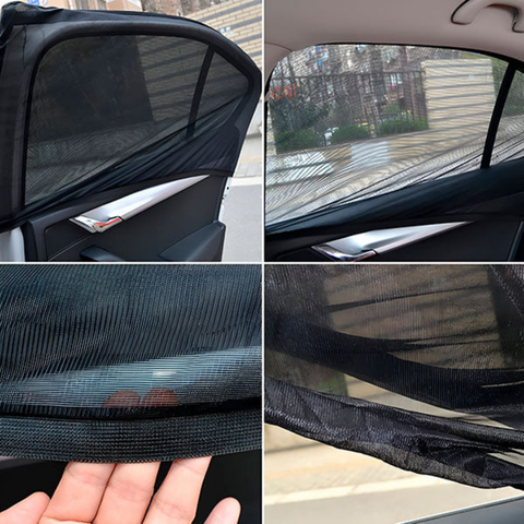 Set of 4 Car Sunshades – Quick Installation and Sun Protection