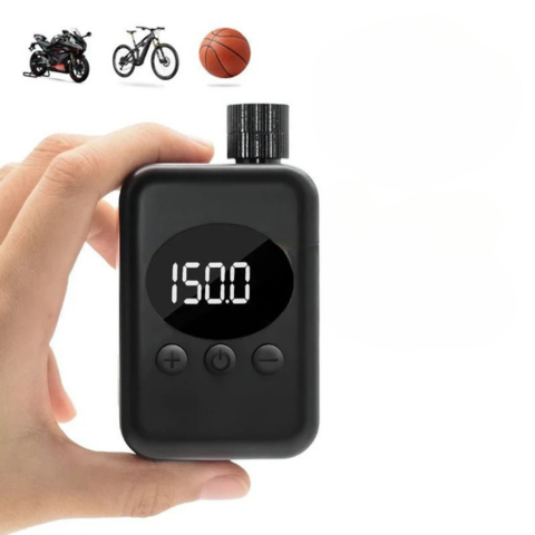 自転車用ミニポンプ 150PSI — コンパクトで持ち運びが簡単