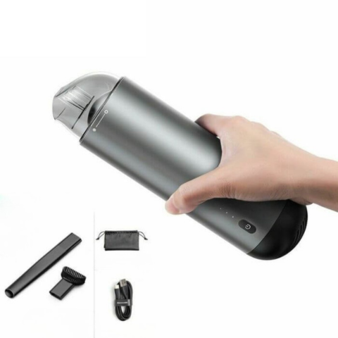 Aspiradora de Coche Inalámbrica — Limpieza Rápida y Práctica