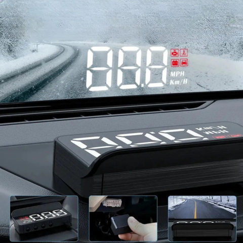 Digitalt Takhymeter for Bil — Moderne Digital Skjerm