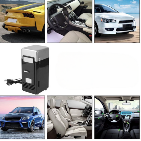 Mini refrigerador USB 5V 10W — Ideal para oficina y coche