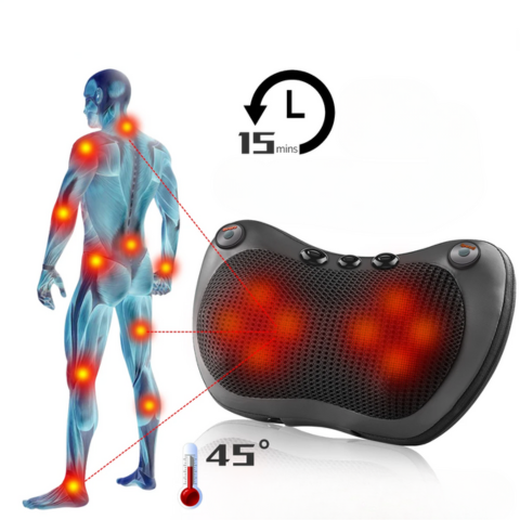 Θερμαινόμενη Αυχενική Συσκευή Μασάζ Για Αυτοκίνητο — Χαλάρωση Και Καθημερινή Ευεξία