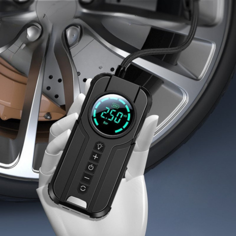 ضاغط هواء محمول - شاشة LED عالية الدقة