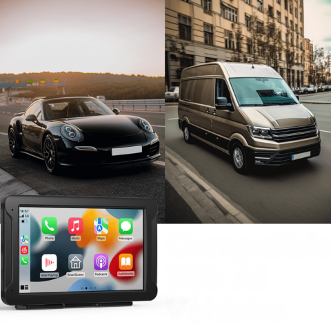 Πολυλειτουργικό Πολυμέσα Σύστημα Αυτοκινήτου — GPS, Μουσική & Κάμερα Οπισθοπορείας