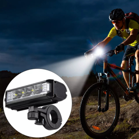 Lanterna de bicicletă reîncărcabilă – impermeabilă și ultra luminoasă