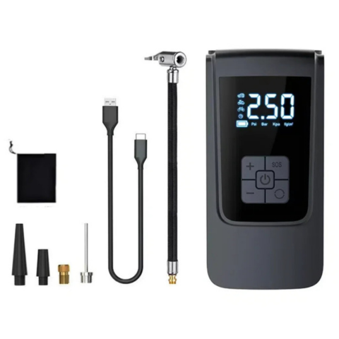 Mini Compresseur D’Air Portable — Gonfleur Sans Fil Intelligent