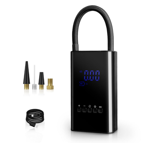 Mini Draagbare Compressor – LED-display en Instelbare Druk