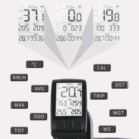 Compteur Cycliste Multi-Fonctions – Installation Facile