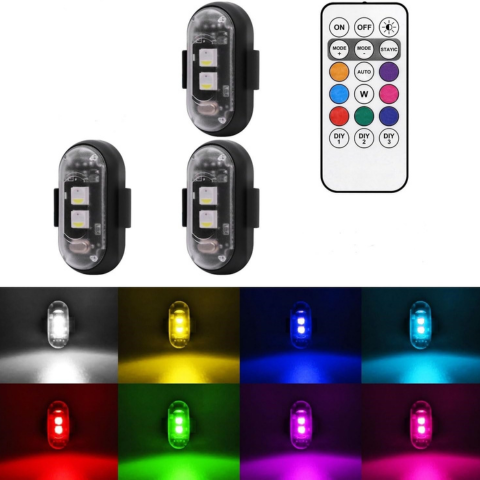 אור LED נגד התנגשות – רכיבה על אופניים ומנוע