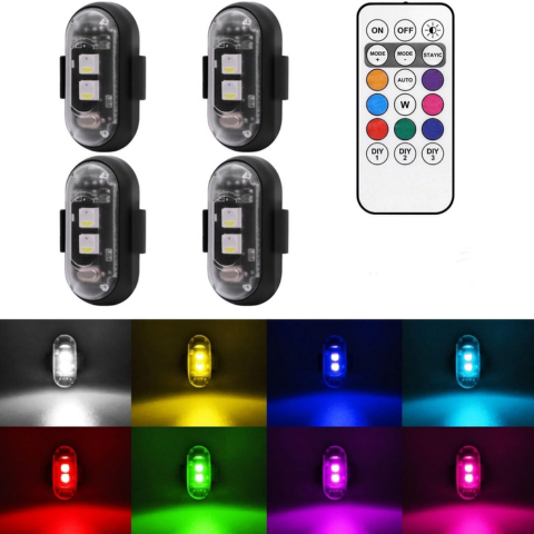 אור LED נגד התנגשות – רכיבה על אופניים ומנוע