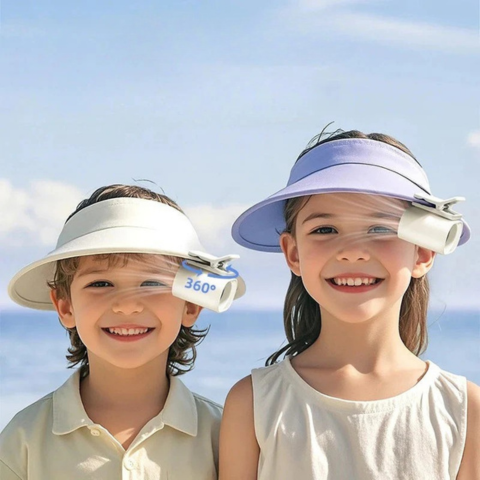 Wiederaufladbarer Ventilator mit LED-Display — Tragbare Frische und langlebiger Akku