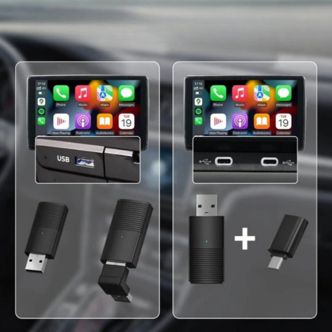 Bezdrôtový adaptér CarPlay – Automatické pripojenie pre OEM systémy