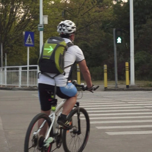 Rucsac cu semnalizare LED cu telecomandă