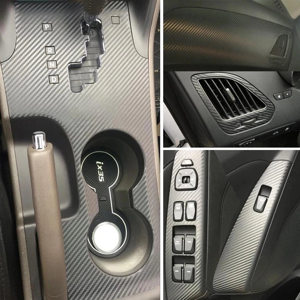 Carbonfaser-Aufkleber für Hyundai ix35 (2010-2017) — Sportstil und Schutz 