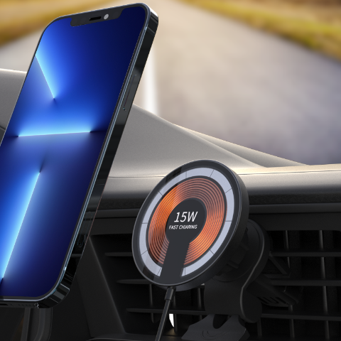 ワイヤレスマグネット車載充電器 – 便利で接続されたドライブ 