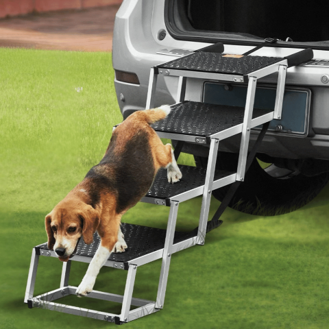 Rampe De Voiture Pour Chien – Pliable, Légère Et Sûre