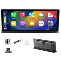 Ecran tactil de 11,3" cu cameră de bord 4K și cameră de vedere din spate 1080p - Imagine ultra clară și deplasare lină