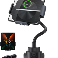 Stöd Telefon Bil – Fäste Och Trådlös Laddning Inbyggd 