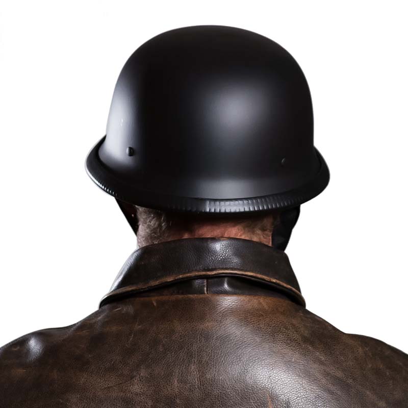 Motorcykelhjelm Militærstil – Enkelhed Og Sikkerhed 