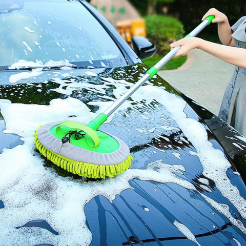 Rozťahovací umývací mop na auto – jednoduché a bez námahy čistenie 