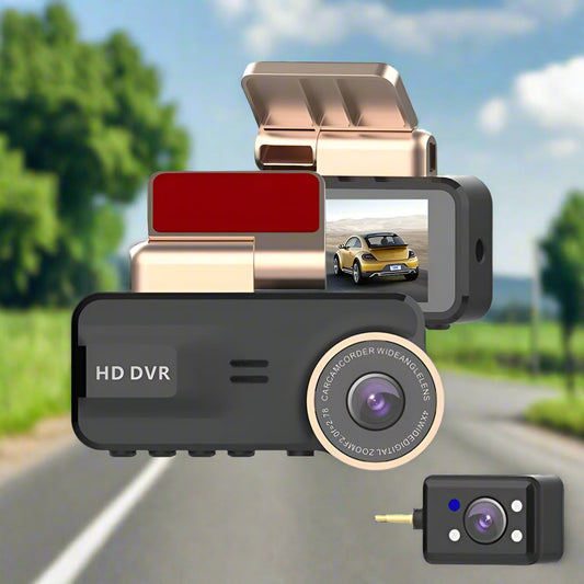 HD 1080p Dashboard-Kamera mit Nachtsicht und WiFi — Vollständige Sicherheit und Überwachung 