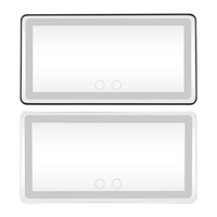 LED Peili Aurinkosuojassa Autolle – Säädettävä ja Latausmahdollisuus 