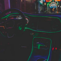 Autós fénycsíkok – RGB belső hangulat 