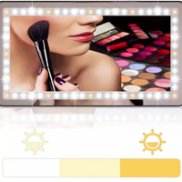 LED Peili Aurinkosuojassa Autolle – Säädettävä ja Latausmahdollisuus 