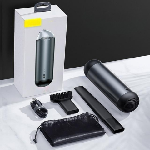 Bärbar uppladdningsbar dammsugare — Snabb och effektiv rengöring 