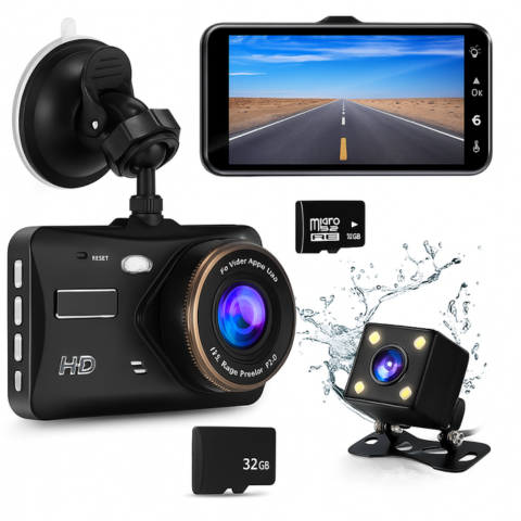 Dashcam Vorne und Hinten — Klare und Präzise Aufnahmen 