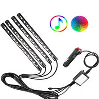 LED Ambient Billys – Flerfargede Lydreaktive Lys 