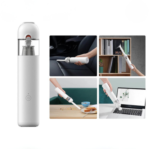 Trådlös Bärbar Dammsugare — Effektiv Rengöring & Kompakt Design 