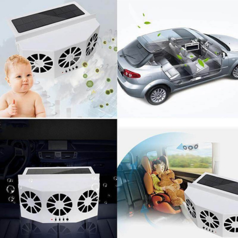 Zonneventilator Voor Auto – Ideaal In De Zomer 