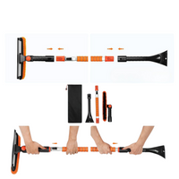 Cepillo de Nieve y Rascador de Auto — Mango Ajustable y Desmontable 