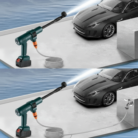 Sladdlös högtryckstvätt - Kraft, mobilitet och effektivitet