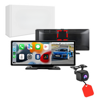 Multimediasystem för bilar - HD-skärm och trådlös CarPlay