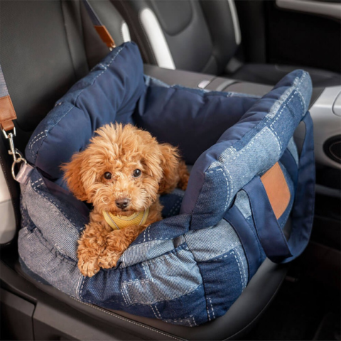 Draagbare Hondentas — Comfort Thuis En In De Auto 
