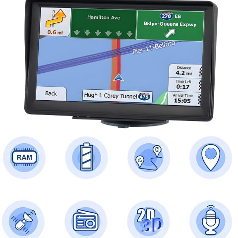 Multifunktions-GPS-Fahrzeug – Präzise Routen und Sprachführung 