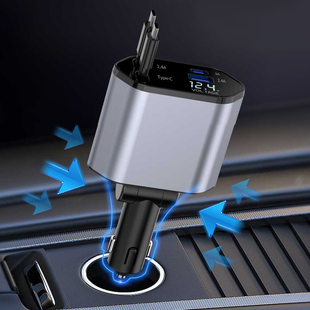 Auton laturi 9-in-1 — Teho 154W kaikille laitteillesi 