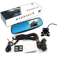 Bilkamera med dobbelt objektiv - kontinuerlig overvågning og vidvinkel